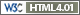 WC3 HTML 4.01 Compliant